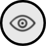 Blurred vision icon